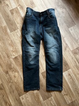 Motorkářské kalhoty - kevlarové džíny na motorku PMJ - 6