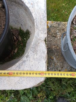 Betonové koryto, betonový květináč - 6