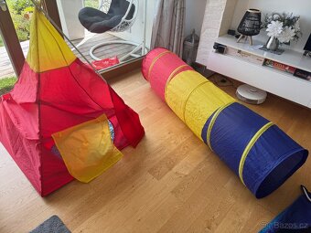 Dětský stan s tunelem - 6