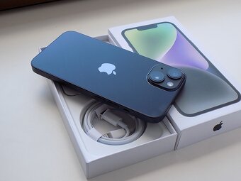  APPLE iPhone 14 256GB Black - ZÁRUKA - TOP STAV - 6