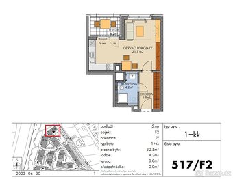 Prodej bytu 1+kk - 6