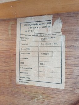 Konferenční retro stolek Jitona bez skleněné desky. - 6
