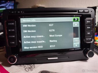 Škoda Columbus RNS510 3T0035686N LED SSD DAB aktualizované n - 6