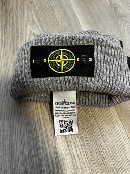 Stone island - zimní čepice - šedá - 6