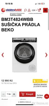 BM3Т4824WBB SUSICKA PRÁDLA BEKO New. Záruka 2 roky. - 6