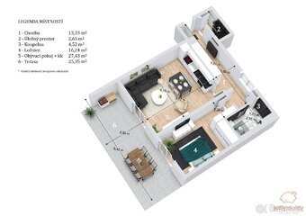 Prodej bytu 2+kk, 64 m² - Radiměř, okr. Svitavy - 6
