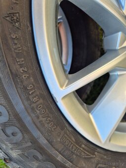 Originální sada kol AUDI 205/60 R16 - 6