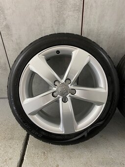 Alu kola 5x112 R18 et 37. Originál Audi střed 66 - 6
