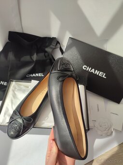 Baleríny Chanel – pravá kůže - 6