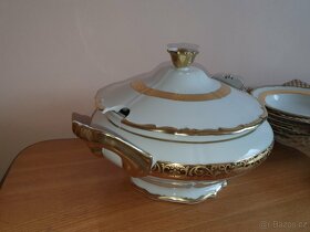 Jídelní servis se silným zlatým lemem THUN - 6