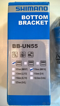 Středové uložení SHIMANO BB-UN55 - NOVÉ - 6