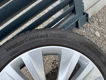 Originální alu Škoda R17 5x112 225/45 et49 - 6