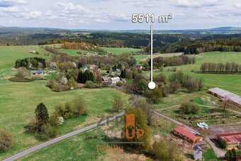 Prodej pozemku 5511 m² s budovou 176 m² - Nová Ves - Louka - 6