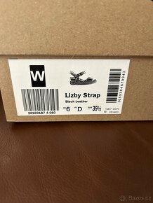 CLARKS- černé sandály -Lizby Strap - 6