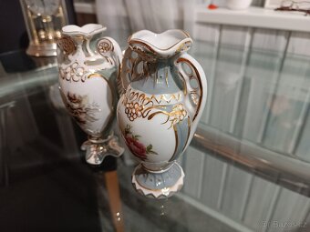 Prodám 2ks porcelánových váziček Dux - 6