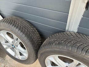 Prodám originál alu sadu z X3 Bmw 5x112 r18, zimní pneu - 6