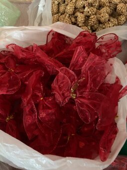 Vánoční dekorace: dřevěné ozdoby, slaměné, čert hand made - 6