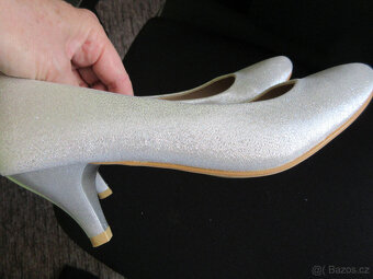 Stříbrné lodičky vel. 38. - 6