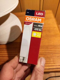 Stolní lampička, lampa + LED žárovka - 6