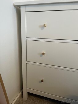 Komoda IKEA Hemnes bílá leskla - 6