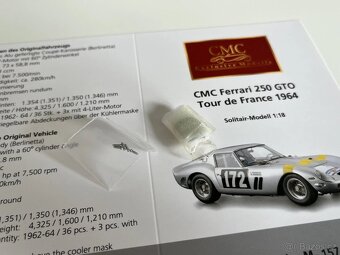 CMC 1:18 Ferrari 250 GTO Tour de France 1964 Winner #172 - 6