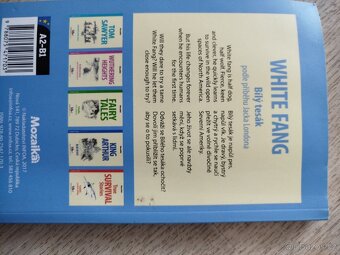 Česko anglické knihy Bílý tesák, Stařec a moře - 6