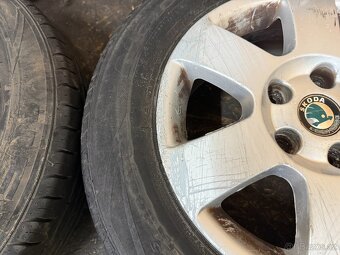 SADA ALU KOL ŠKODA 1Z0601025K 5x112 57,1mm ET47 195/65 R15 - 6