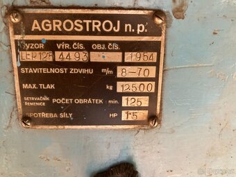 Výstředníkoví liss LEP 125 - 6
