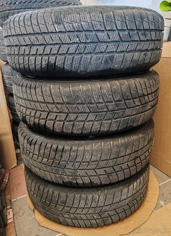 Plechová kola 4x108, zimní pneu 195/65 R15 - 6