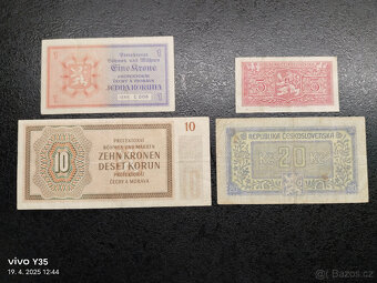 Bankovky Protektorát 1940-42, Londýnská emise 1945 - 6