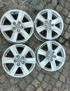 17" 8JX17 ET39 ORIGINÁLNÍ SADA ALU DISKŮ AUDI - 6