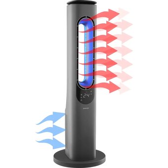 nové SFH 3704SL Keramické bezvrtulové topidlo a ventilátor - 6