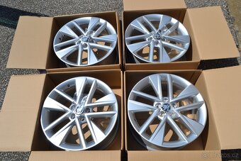 Škoda Rapid, Fabia 3, O1 RS -Nové orig. alu Škoda 7x17 - 6