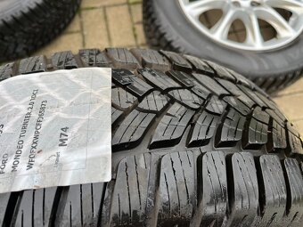 4x alu disky FORD 5x108 R16, zánovní zimní pneu - 6