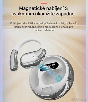 Bluetooth sluchátka s uchycením za uši - 6