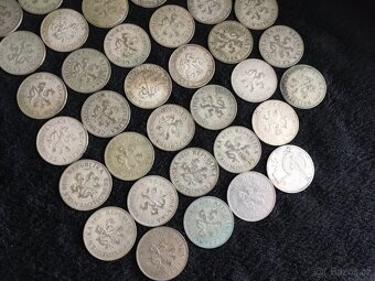50 kusů 5 korun, vše stříbro 1928 až 1932, mince ČSR - 6