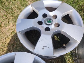 Alu kola 5x112 R15 Škoda - 6