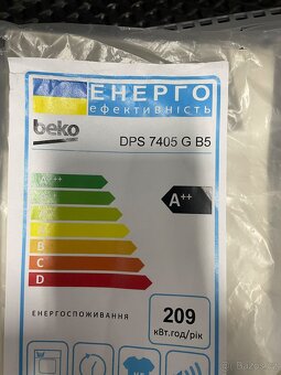 Nepoužitá sušička Beko DPS7405GXB5 - 6