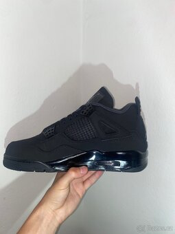 Tenisky Jordan 4 Black Cat- vel. 43, NOVÉ - 6