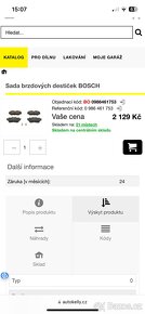 NOVÉ BRZDOVÉ DESTIČKY VW T4 - 6