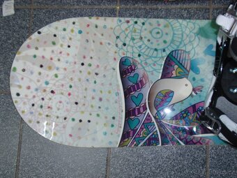 NOVÝ DÁMSKÝ SNOWBOARD 152 CM TRANS+VAK+VÁZÁNÍ ELFGEN - 6