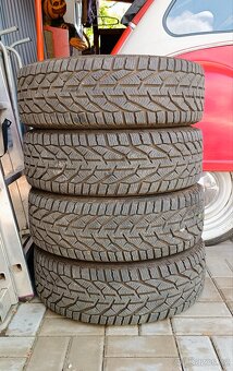 ALU kola R16 orig. Citroen + zánovní zimní pneu - 6