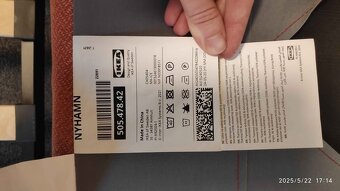 Rozkládací sedačka/postel Nyhamn IKEA - 6