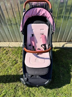 Golfový kočárek Petitee&Mars Street+ Air Black Rose Pink - 6
