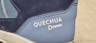 Zimní kotníkové boty Quecha s membránou Waterproof vel.35 - 6
