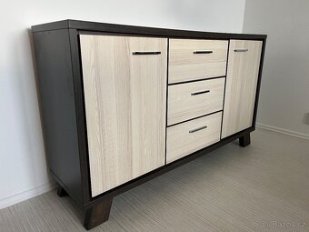 Komoda + horní skříň s výklopem - 6