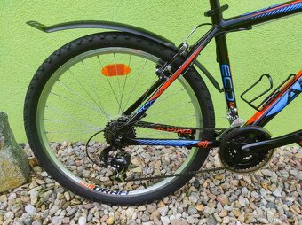 Značkové kolo ALPINA 26"/17,5" (modrá/oranžová) - 6