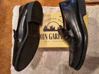 Nové pánské kožené mokasíny Garfield vel.45 - 6