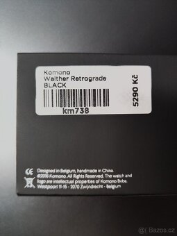 Komono Walther Retrograde - Black - 6