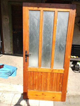 Právě dveře 90 cm masivní - 6